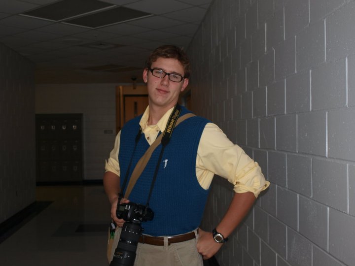 Michael Glass in high school - Photography Club and Yearbook, 2007-2011